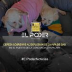 Cereza sobrevivió al accidente de la pipa de gas del Puente de la Concordia, en Iztapalapa, cuando estaba esperando a sus bebés