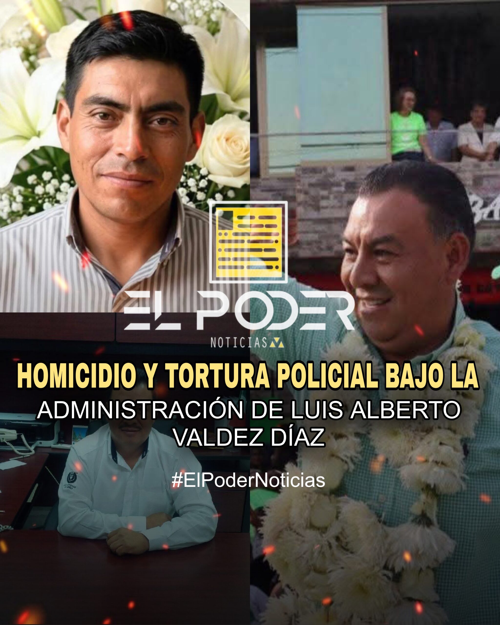 DENUNCIA PÚBLICA EXIGEN JUSTICIA EN TEOPISCA POR HOMICIDIO Y TORTURA POLICIAL BAJO LA ADMINISTRACIÓN DE LUIS ALBERTO VALDEZ DÍAZ