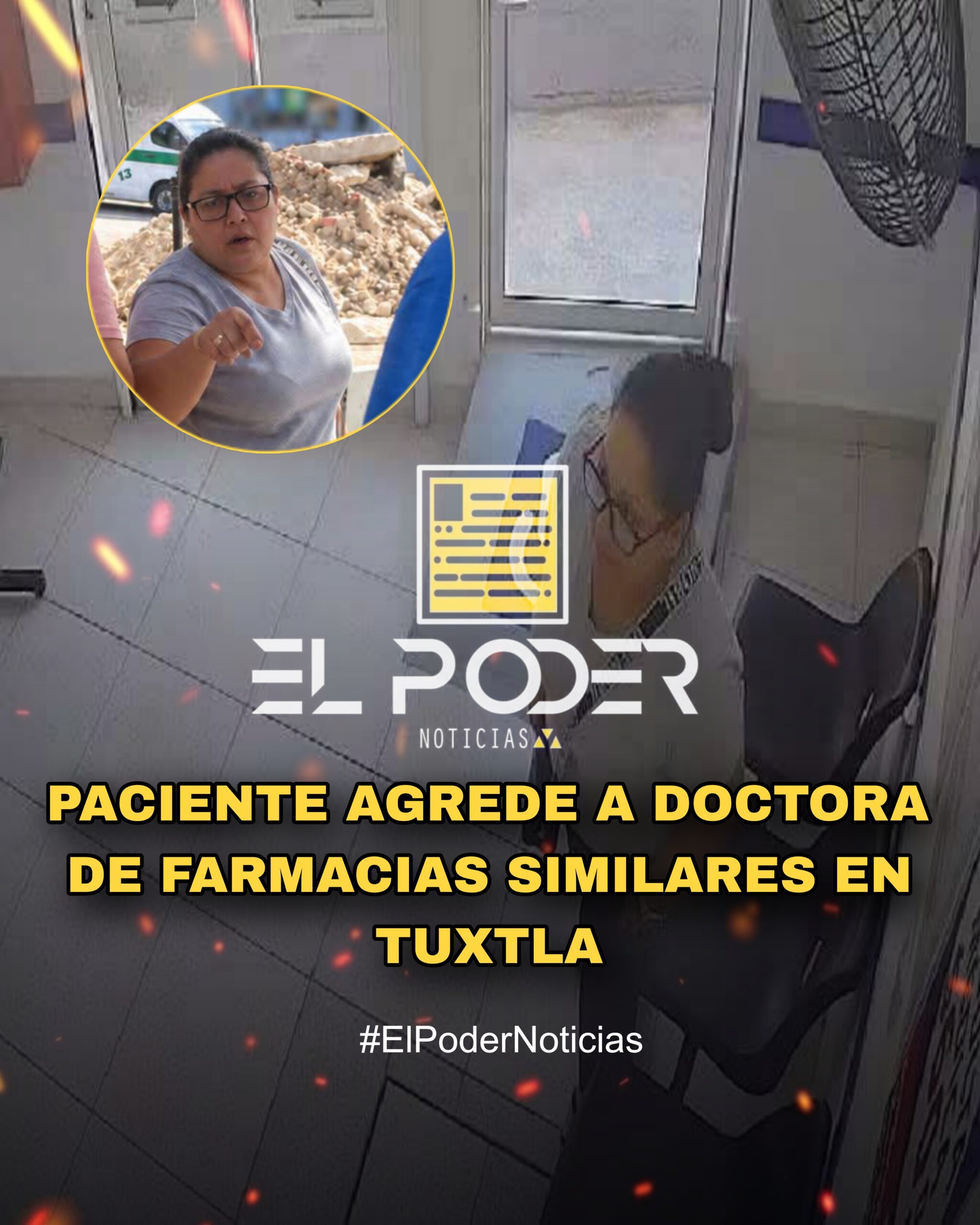 PACIENTE AGREDE FÍSICAMENTE A DOCTORA